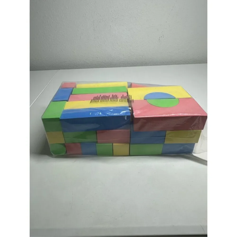 NWT Building Foam Blocks for Toddlers 45pcs Medium Size